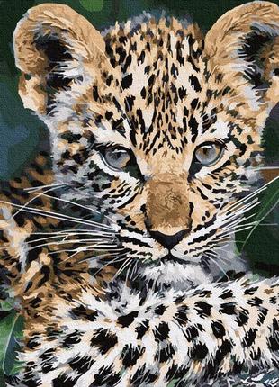 Картина за номерами леопард браш