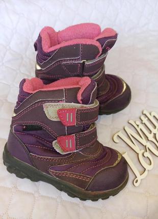 Термоботинки черевики чобітки дитячі котофей на дівчинку 24 розмір