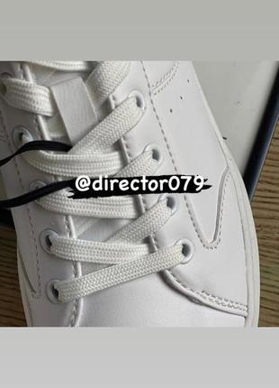 Белые кеды кроссовки базовые на платформе bershka оригинал3 фото