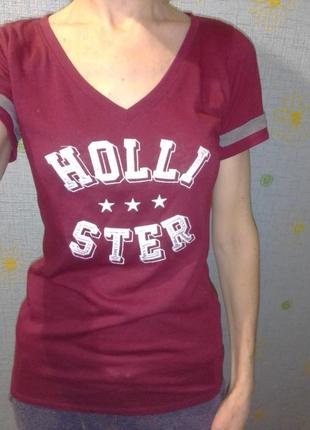 Футболочка hollister, тонкая лёгкая