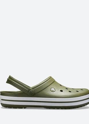 Крокс крокбэнд клог зелени камуфляжные crocs crocband clog army green4 фото