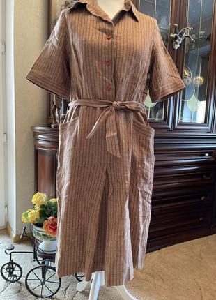 Платье лён atelier alta moda