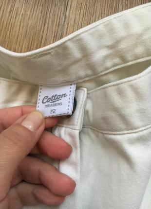 Батал великий розмір стильні світлі котонові штани спіднички штанці штани5 фото