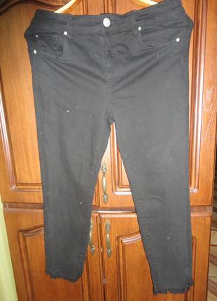 Укороченные джинсы1 фото