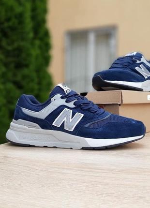 Чоловічі кросівки new balance 997 сині рефлективні / smb