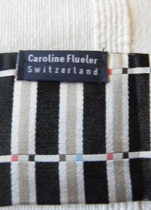 Caroline flueler | switzerland -шарф -зав'язка 100% шовк3 фото