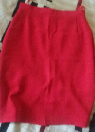 Эффектная яркая юбка карандаш, высокая талия 5558мо2 фото
