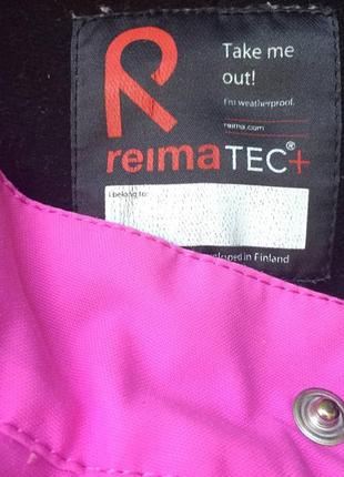 Яркий полукомбинезон штаны зимние на подтяжках reimatec+6 фото