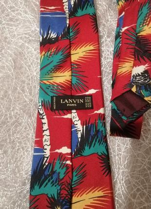 Lanvin paris шовкова краватка.