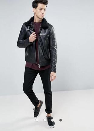 Чоловіча шкіряна куртка barneys