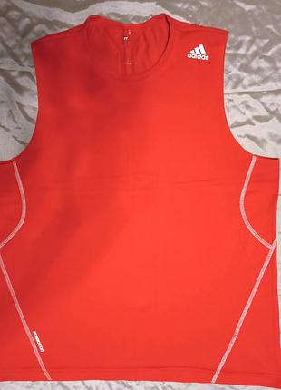 Мужская красная майка adidas