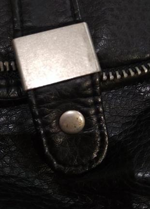 Класный мягкий черный рюкзак new look экокожа10 фото