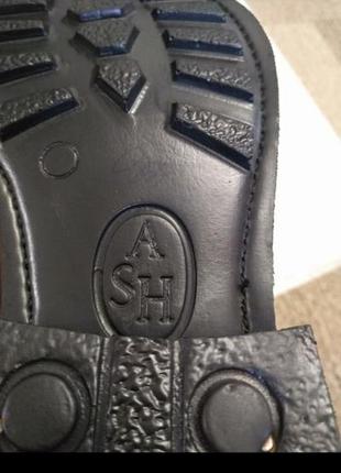 Кожаные брендовые демисезонные ботинки от ash titan р 367 фото