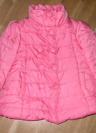 Красивая демисезонная  куртка на девочку 4-6лет3 фото