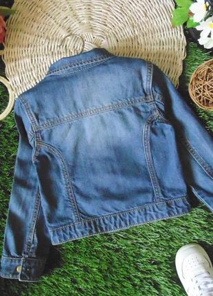 Модная джинсовая куртка пиджак f&f10 фото