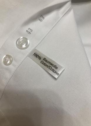 Идеальная хлопковая белая оверсайз рубашка от бренда best connection5 фото