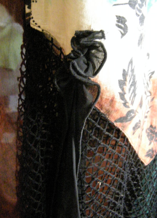 Ассиметричная летняя юбка с сеткой, сток3 фото