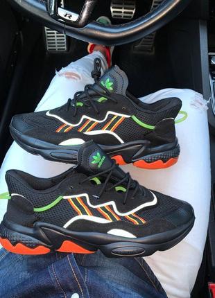 Adidas ozweego black orange кросівки кросівки