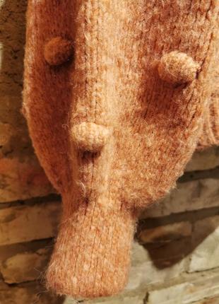 Нюдовый свитер джемпер george воротник стойка оверсайз3 фото
