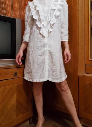 Платье мини рустик  прованс бохо деревенский стиль прошва ришелье topshop2 фото