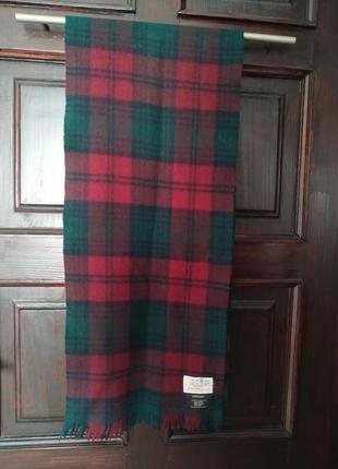 Johnstons of scotland  мужской стильный шарф натуральная шерсть.3 фото