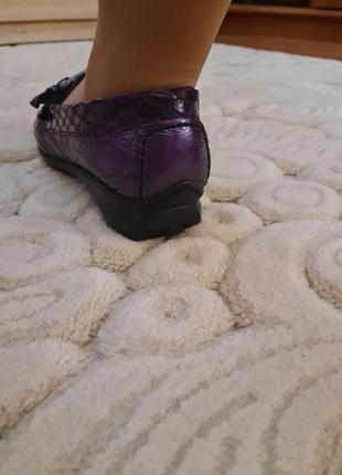 Кожаные женские туфли,мокасины4 фото