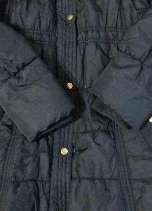 Удлиненная приталенная куртка пальто деми и еврозима peacocks, р. 42-44 (м).3 фото