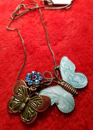 Кольє метелики