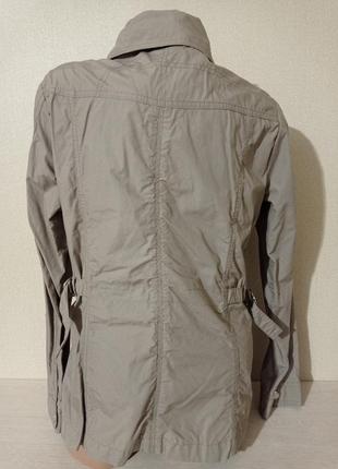 Куртка-ветровка, хлопок, цвет серый беж, размер л-хл4 фото