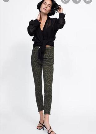 Джинсы скинни высокая посадка от zara