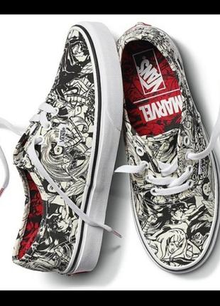 Кеды кеды vans authentic marvel