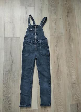 Комбинезон джинсовый,детский,р.140,на 10лет1 фото