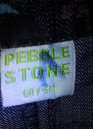 Юбка комбинезон джинсовый принцессе на 6м-в pebble stone4 фото