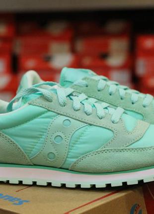 Кроссовки оригинал saucony jazz lowpro "mint" (s1866-220)