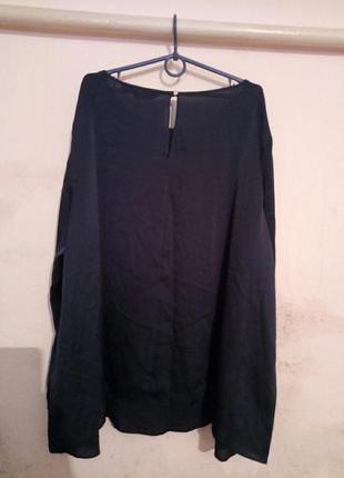 Темно-синяя блузка, размер 26/286 фото