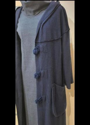 Пальто из вяленной тонкой шерсти, размер 48/50/52/54 оверсайз2 фото