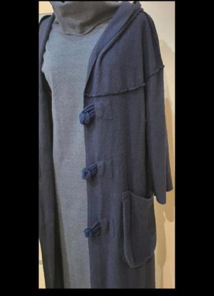Пальто из вяленной тонкой шерсти, размер 48/50/52/54 оверсайз7 фото