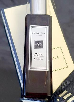 Jo malone myrrh & tonka💥оригинал cologne 30 мл цена за 1мл2 фото