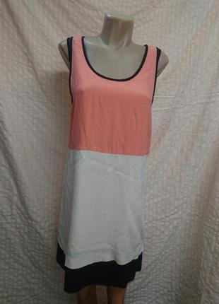 Платье комбинированное