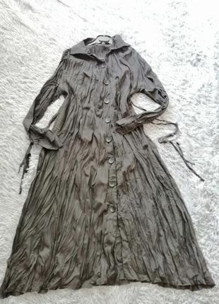 Платье  рубашка жатка балахон драпировка на плечах  пояски по боками утяжка3 фото