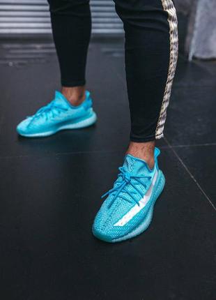 Кросівки, кросівки yeezy boost 350 v2 bluewater, изики