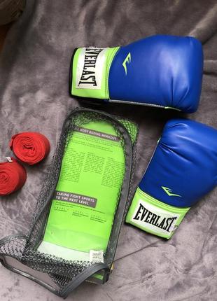 Боксерские перчатки everlast pro style training3 фото