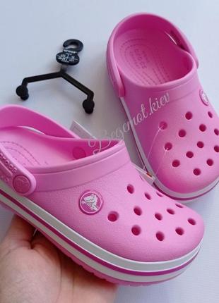 Детские кроксы crocs сабо crocband clog размеры ,j1,j2