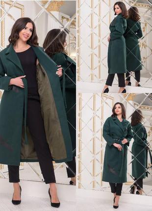 Пальто стильное журавли кашемир модное1 фото