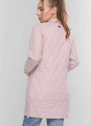 Куртка-пальто женское кашемир + плащевка 46-48 размер3 фото