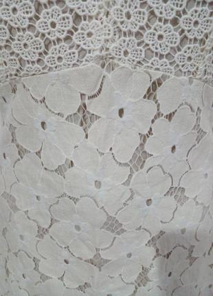 Гарна сукня з різного мережива3 фото