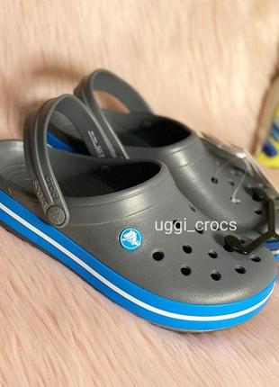 Мужские кроксы сабо  crocs crocband charcoal 40,41,42,43,442 фото