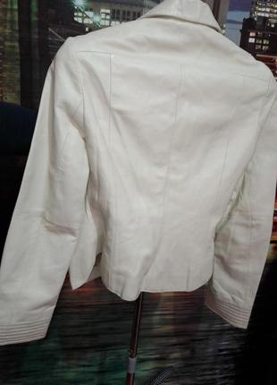 Фірмова шкіряна куртка-піджак шкіра косуха mng mango4 фото