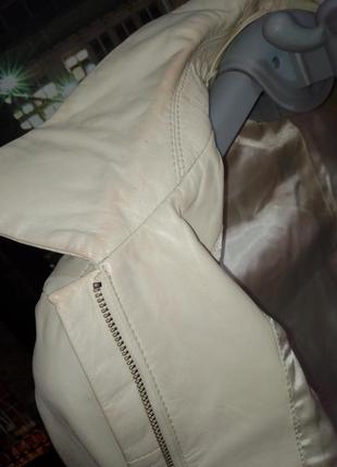Фірмова шкіряна куртка-піджак шкіра косуха mng mango8 фото