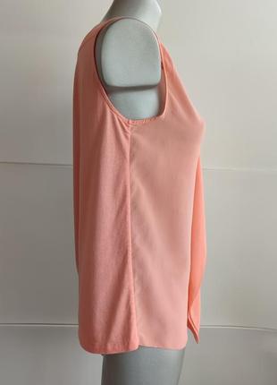 Шовковий топ, футболка massimo dutti mulberry silk рожевого кольору4 фото